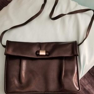 Black Leather Purse By Myers Nice Bag